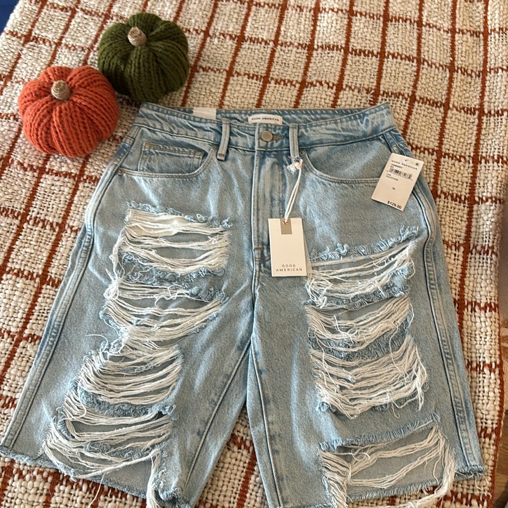 Good American jean shorts